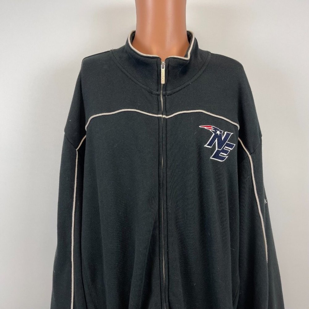 Reebok New England Patriots Full Zip Sweatshirt NFL Exclusive Collection 2XL